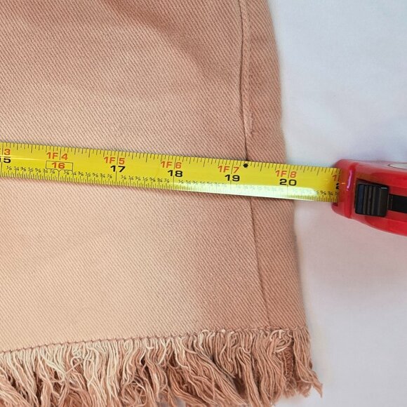 CURRENT/ELLIOTT Women Riviera Mid-Rise Frayed Denim Shorts Sz: 27 Vale - Picture 8 of 11